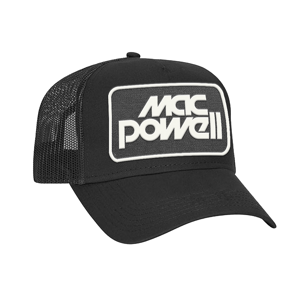 Mac Powell Black Patch Hat